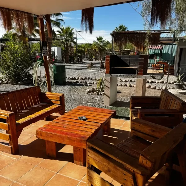 Cabaña 2 - Terraza